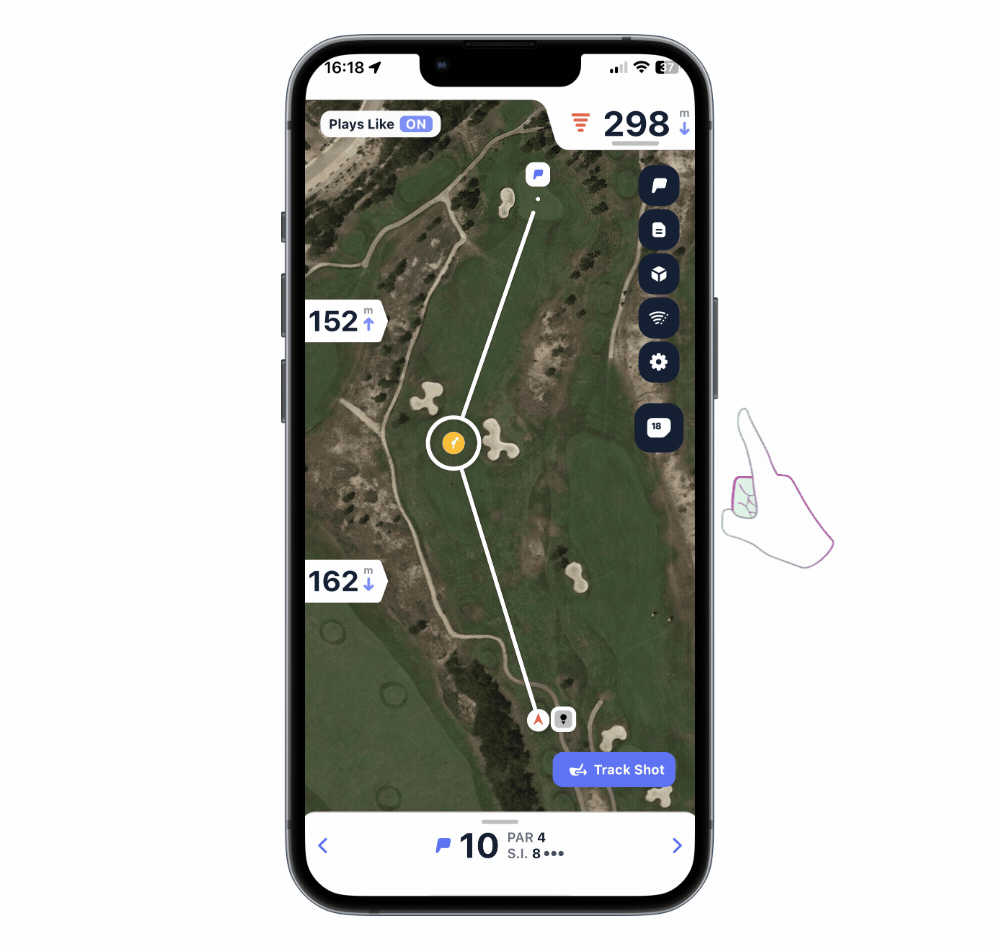 View and Analyse your Scorecard Hole19